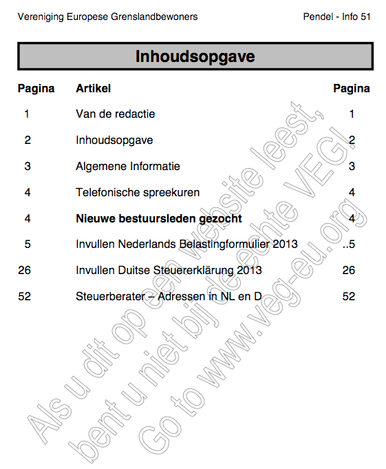 Pendel info 51 2014